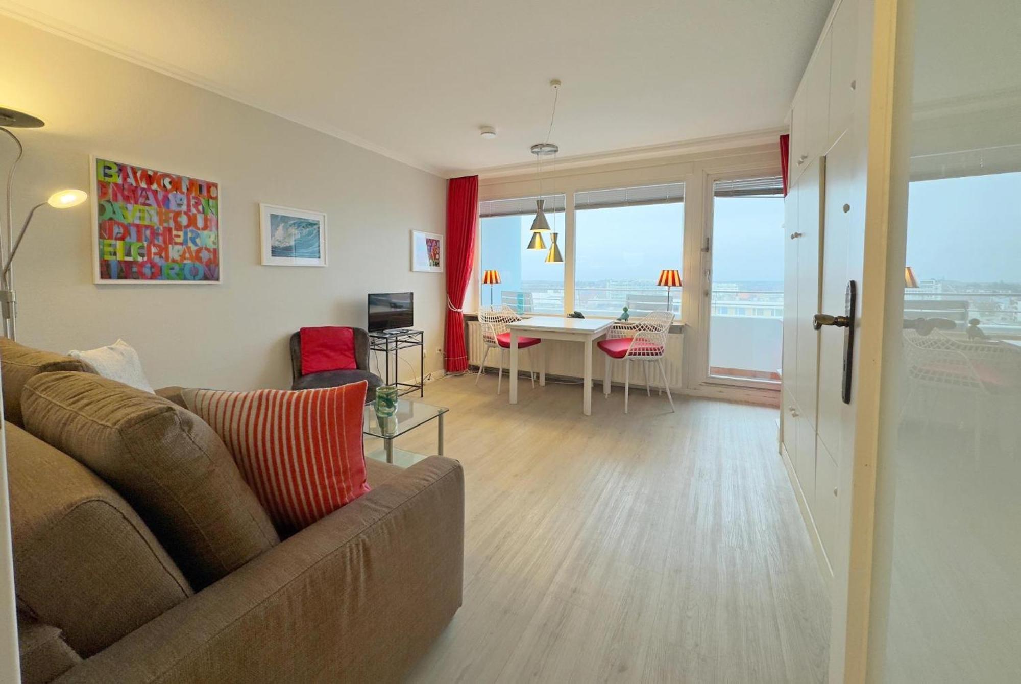 Haus Metropol App 145 Direkt Am Strand 2 Mit Balkon Cityblick Westerland Bagian luar foto
