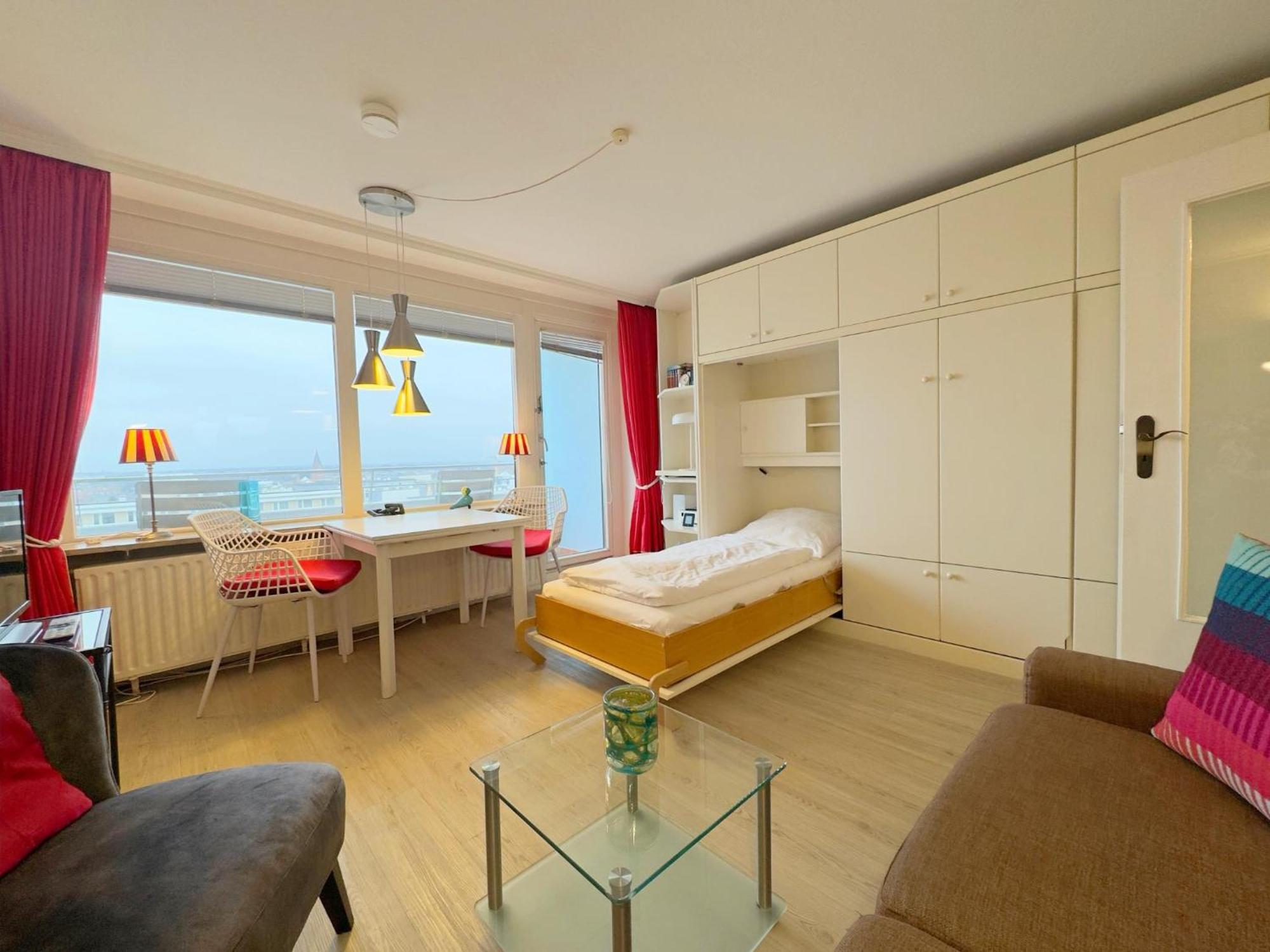 Haus Metropol App 145 Direkt Am Strand 2 Mit Balkon Cityblick Westerland Bagian luar foto